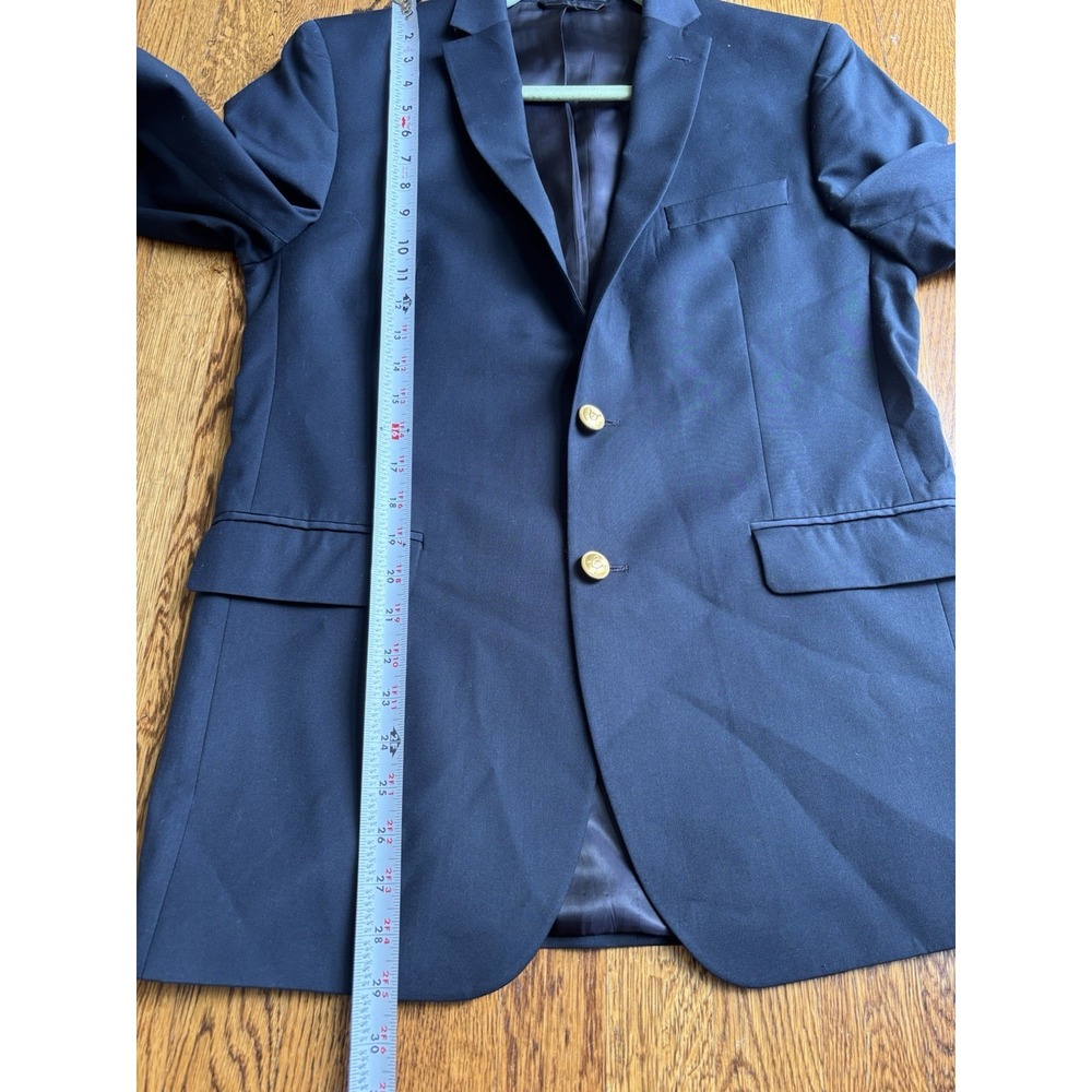 Lauren Ralph Lauren Men's Sport Jacket Navy Blue 2 Button Gold Button Accent 20R - Picture 6 of 8
